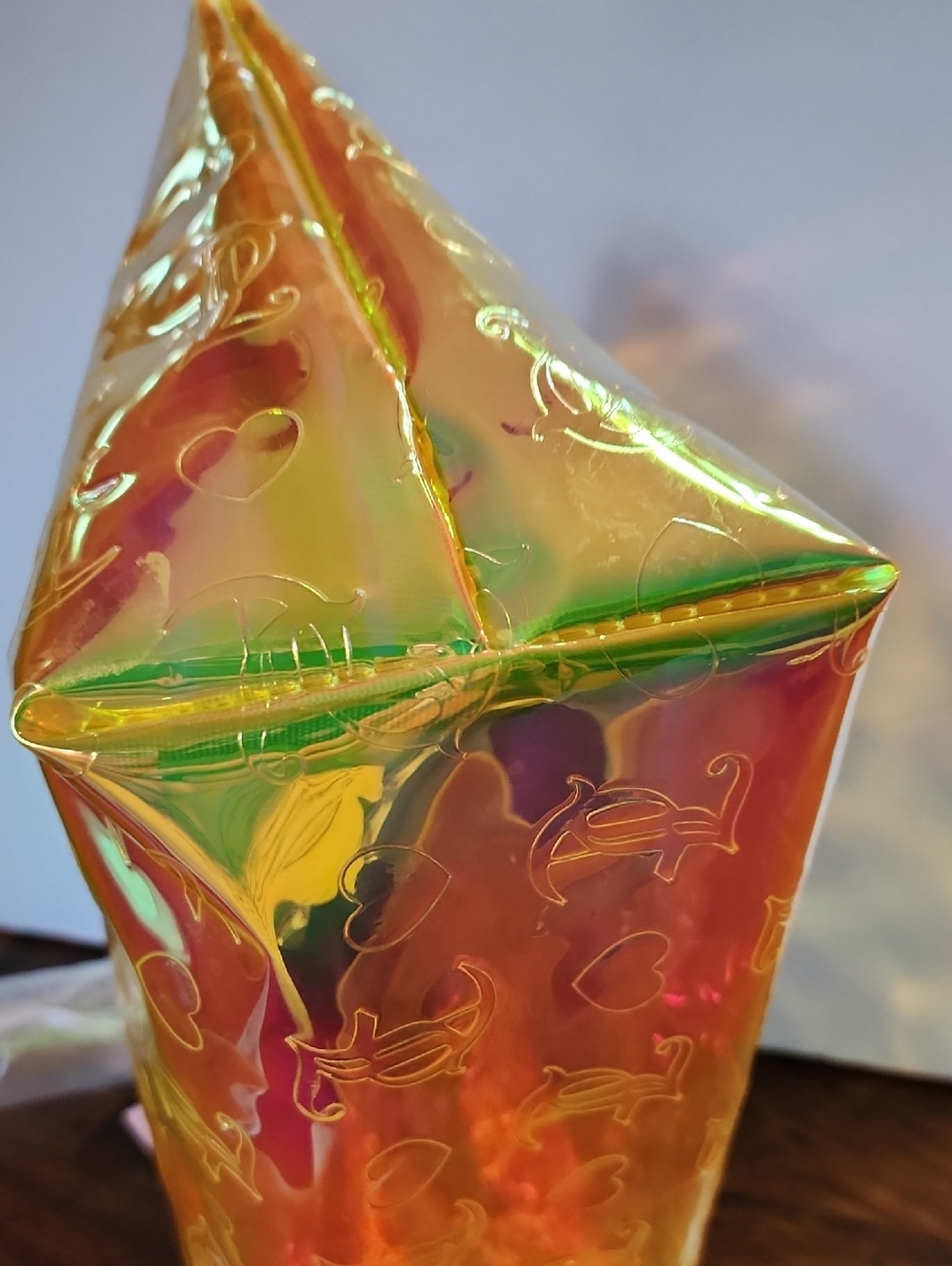 Juicy Couture Iridescent Green-Gold Holographic Pouch - Picture 4 of 7